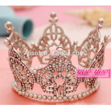 La mejor tiara cristalina de encargo de la princesa de la nueva llegada del diseño